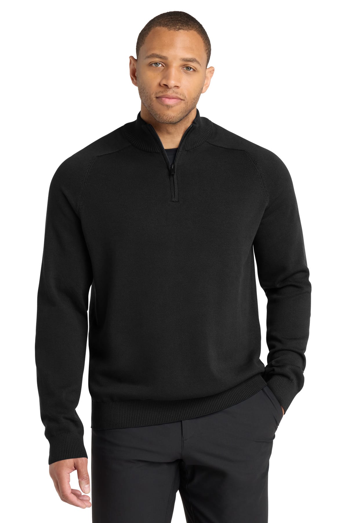 Mercer+Mettle 1/4-Zip Sweater MM3020 — model front